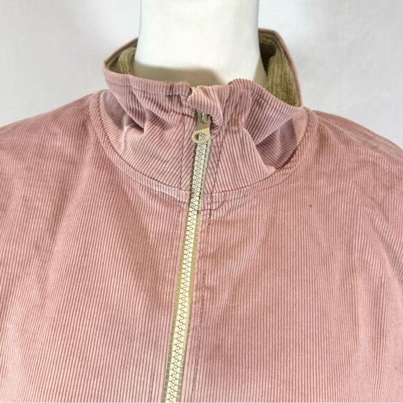 Simply Southern khaki and pink courdoroy and fleece pullover size large NWT - Picture 3 of 8